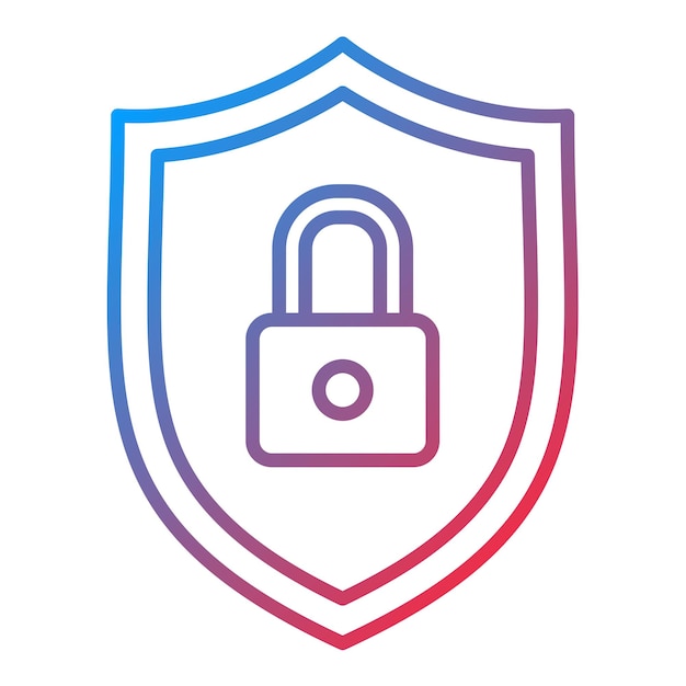 Security Shield icoon vector afbeelding Kan worden gebruikt voor bescherming en beveiliging