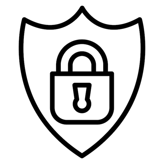 Security system icon vector image Can be used for Locksmith