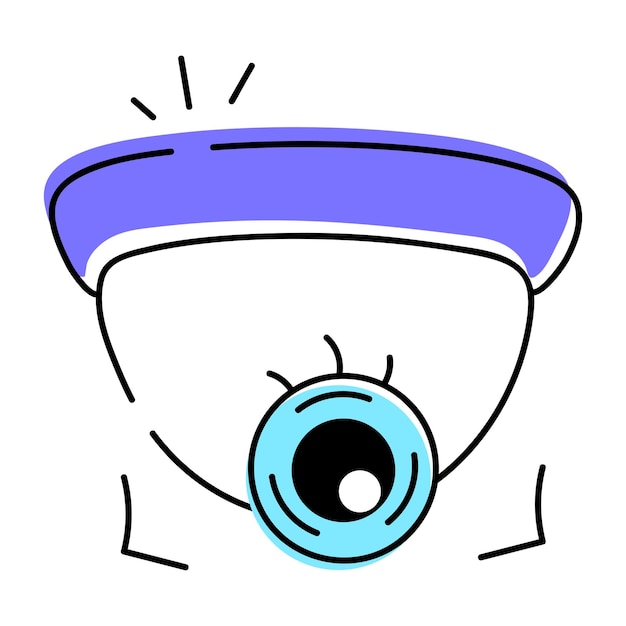 Security Systems Doodle Icon