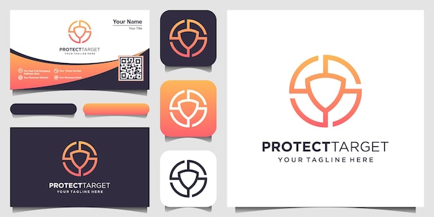 Security target Logo designs Template