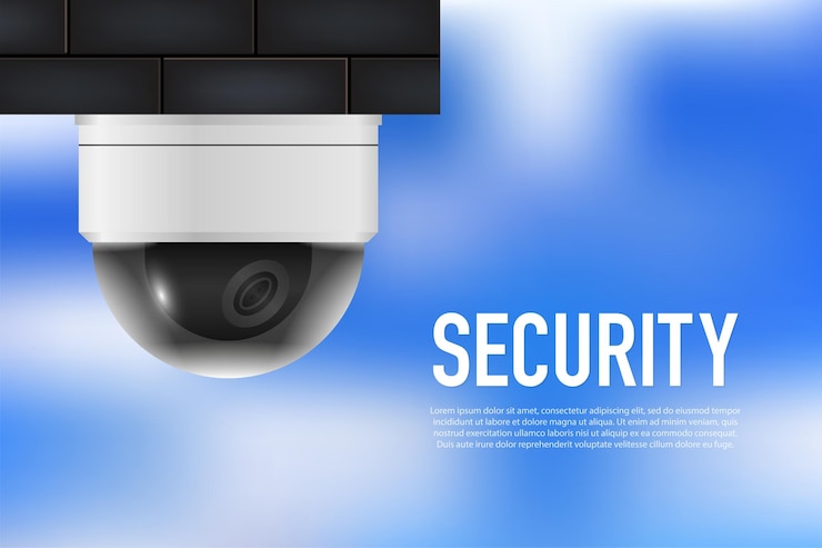 Vector security video great design for any purposes security protection concept