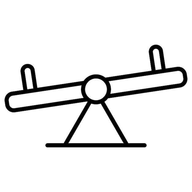 Seesaw Vector Illustration