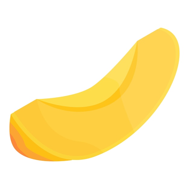 Segment abrikoos pictogram Isometrisch van segment abrikozen vector pictogram voor webdesign geïsoleerd op een witte achtergrond