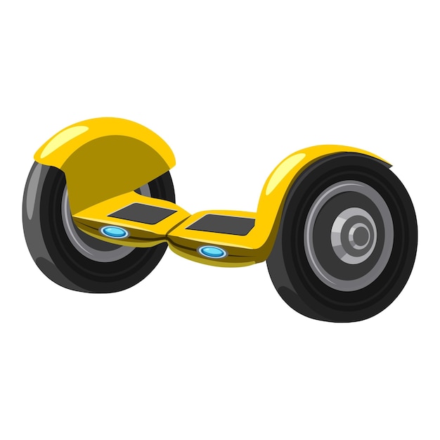 Vector self balancing hoverboard icon cartoon illustration of self balancing hoverboard vector icon for web design