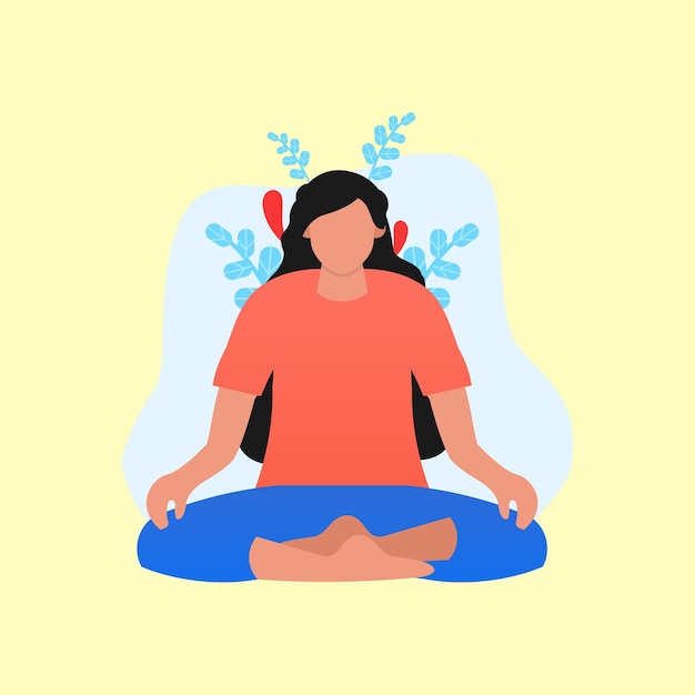 self care mental health illustration