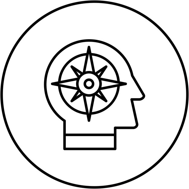 self exploration icon vector image can be used for data analytics