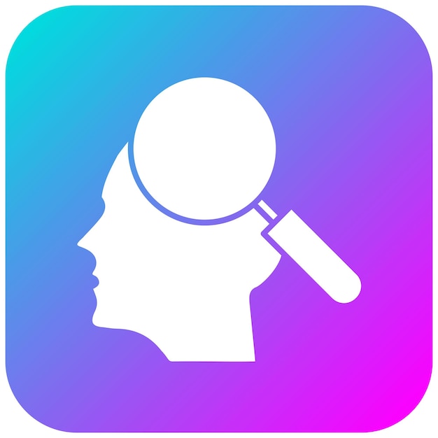 Self Exploration vector icoontje Kan worden gebruikt voor Data Analytics icoonset