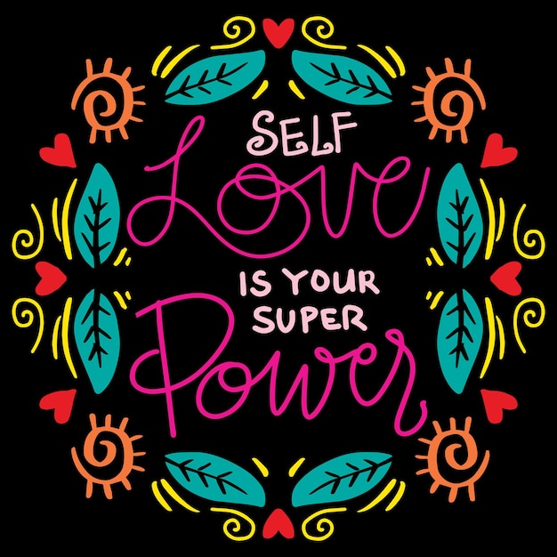 Любовь к себе — ваша суперсила Мотивационные цитаты