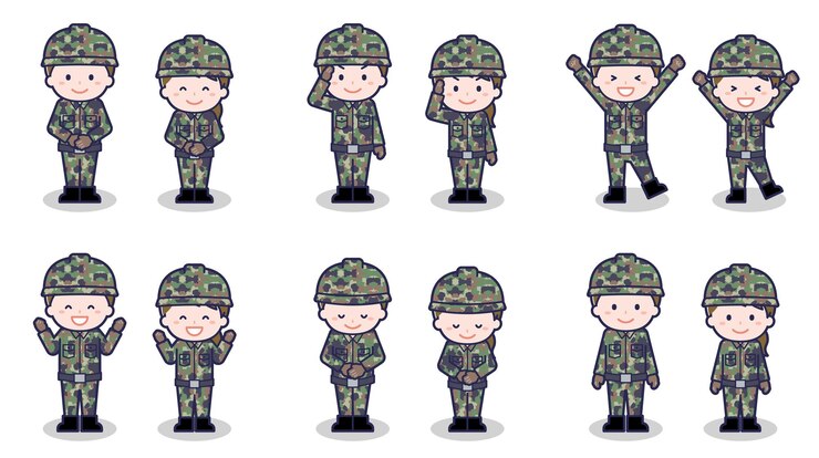 Vector 셀프디펜스 포스 남자와 여자 01