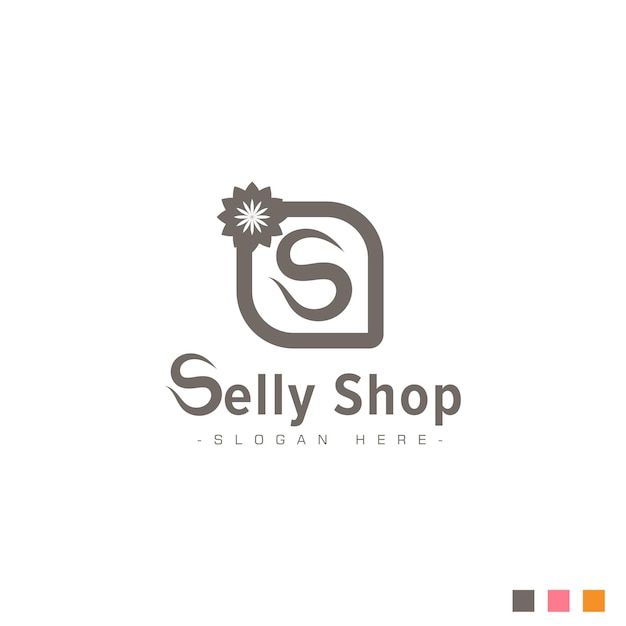 Design del logo del negozio selly