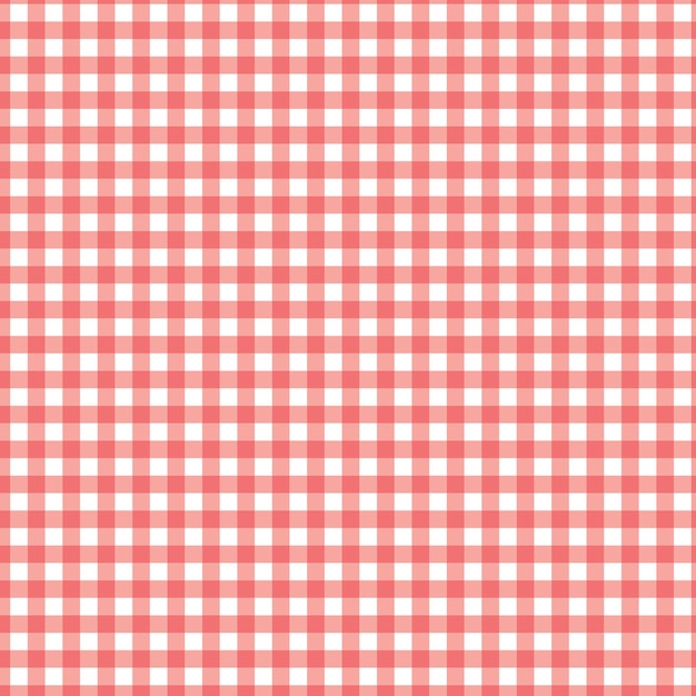 Vector semless design checkered tablecloth