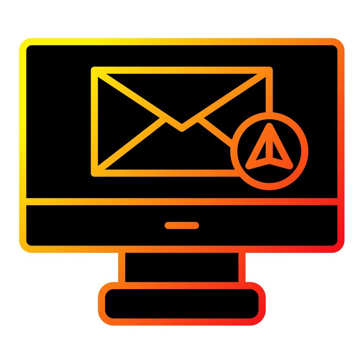 Vector send mail icon