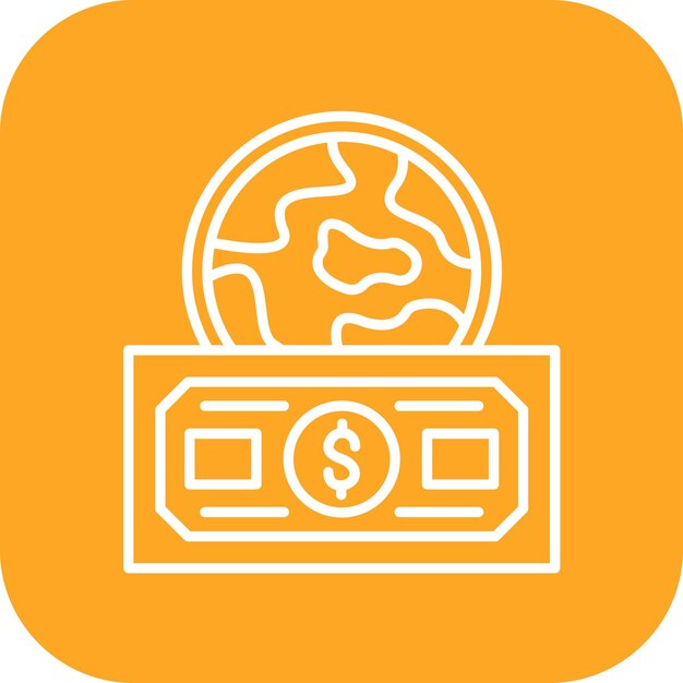 Send money overseas icon vector image can be used for online money services