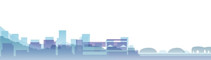 Vector sendai transparent layers gradient landmarks skyline