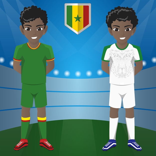국제 토너먼트를위한 세네갈 축구 국가