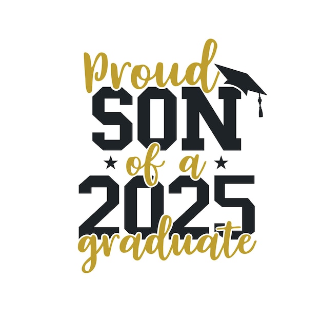 Vector senior class of 2025 svg senior class of 2025 typography vector design