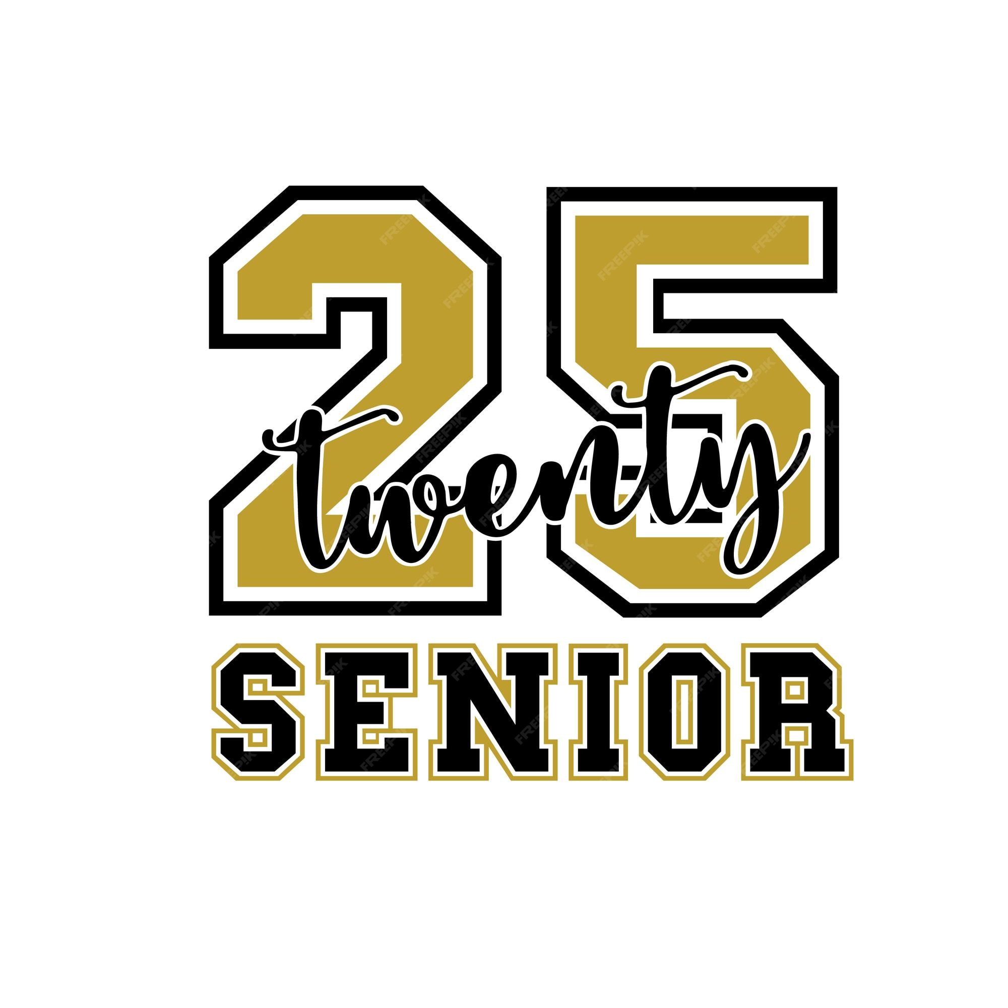 Premium Vector Senior class of 2025 svg senior class of 2025 typography vector design