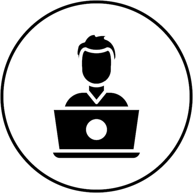 Икона вектора старшего разработчика может быть использована для набора икон компьютерного программирования