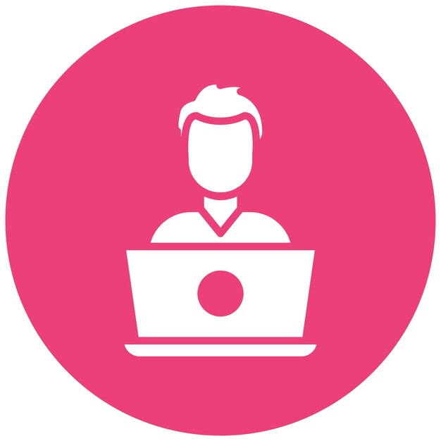 Senior Developer Vector Illustratie Stijl