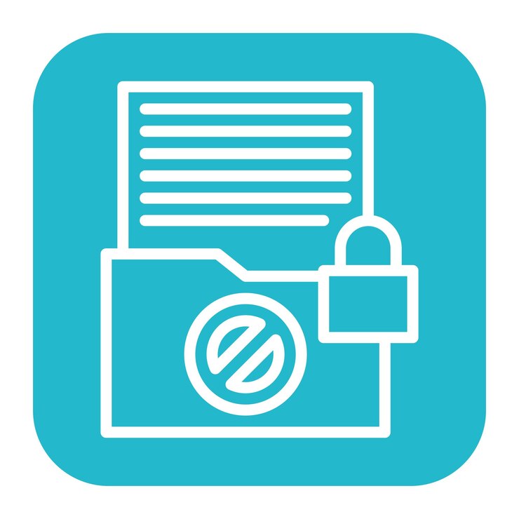 Vector sensitive personal data icon vector image can be used for compliance and regulation