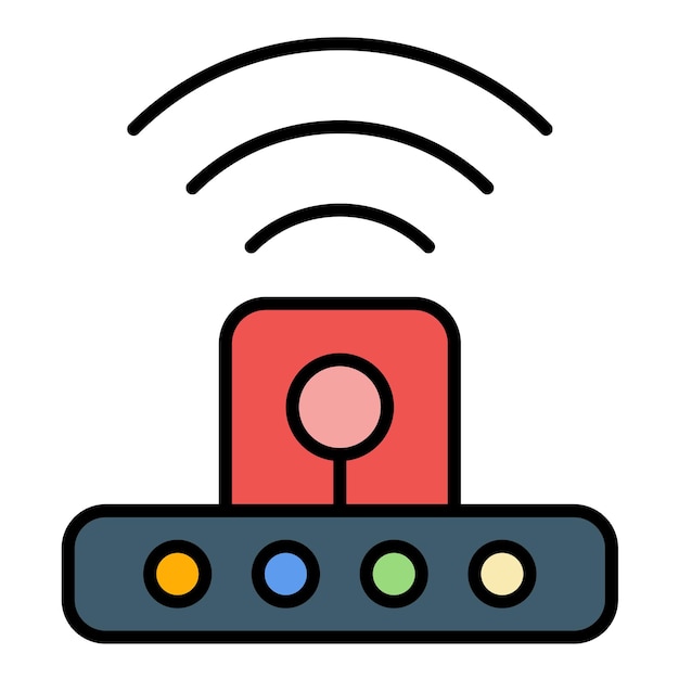 Sensor Flat Illustration