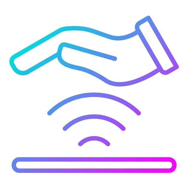 Vector sensor vector icon can be used for biometrics iconset