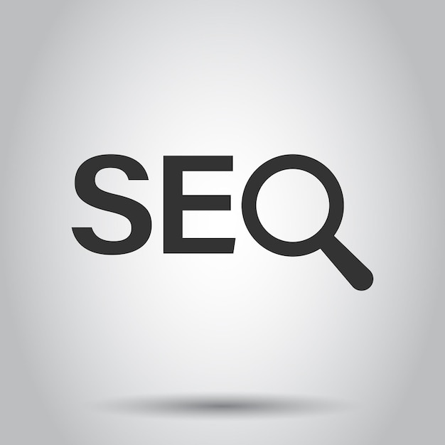 SEO アナリティクス アイコン ソーシャルメディア ベクトル イラスト