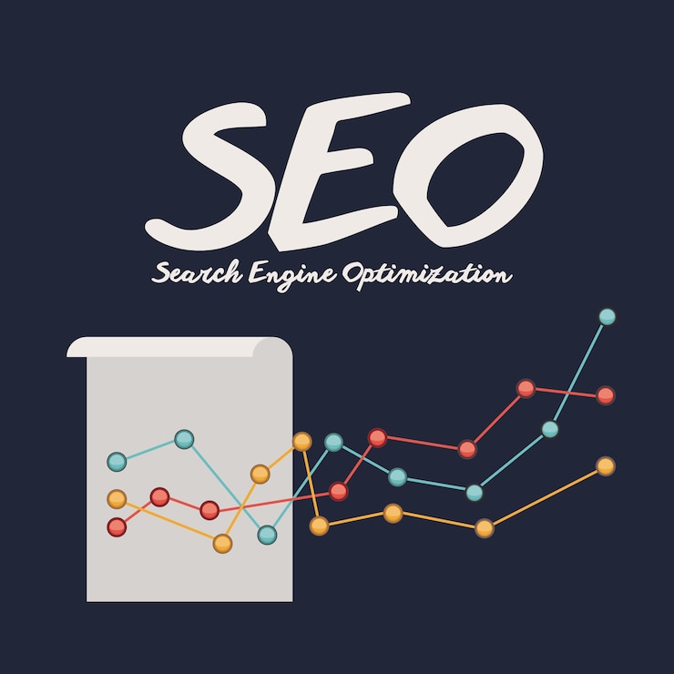 Vector seo digital design