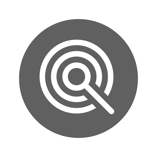 Vector seo goal icon