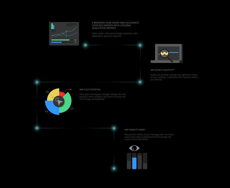 Vector seo icon pack black seo growth