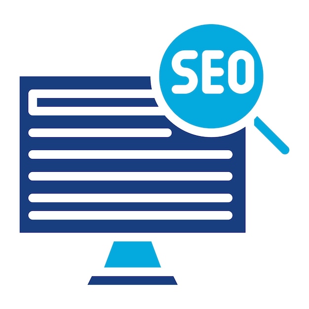 SEO-icon vector afbeelding Kan worden gebruikt voor Video Blog