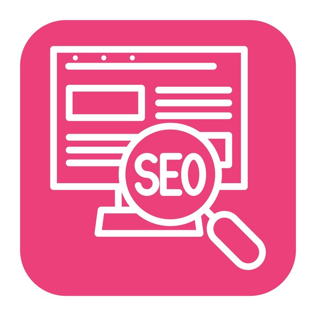 Seo icon vector image Can be used for New Media