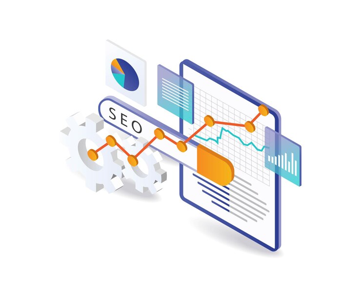 Vector seo optimization analysis of company business data