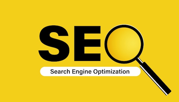 Seo search engine optimization concept design