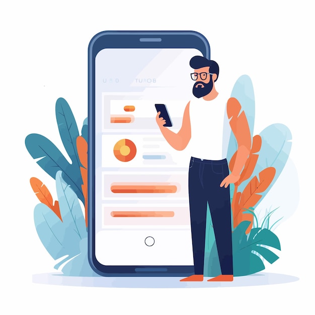 Seo_with_person_using_smartphone_vector