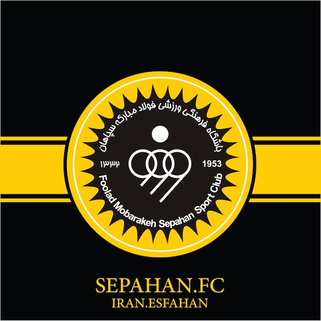 Premium Vector  Sepahan_football team