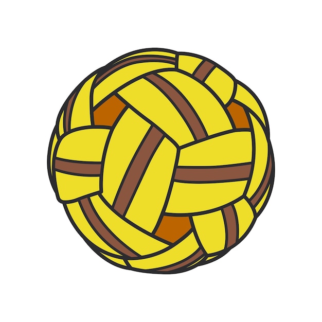 Vector sepak takraw ball vector illustration isolated on white background