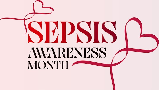 Sepsis awareness month observed each year during September Vector illustration on the theme of