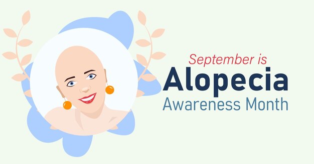 September is de maand van bewustwording over alopecia.