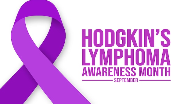 September is Hodgkins Lymphoma Awareness Month background template Holiday concept background