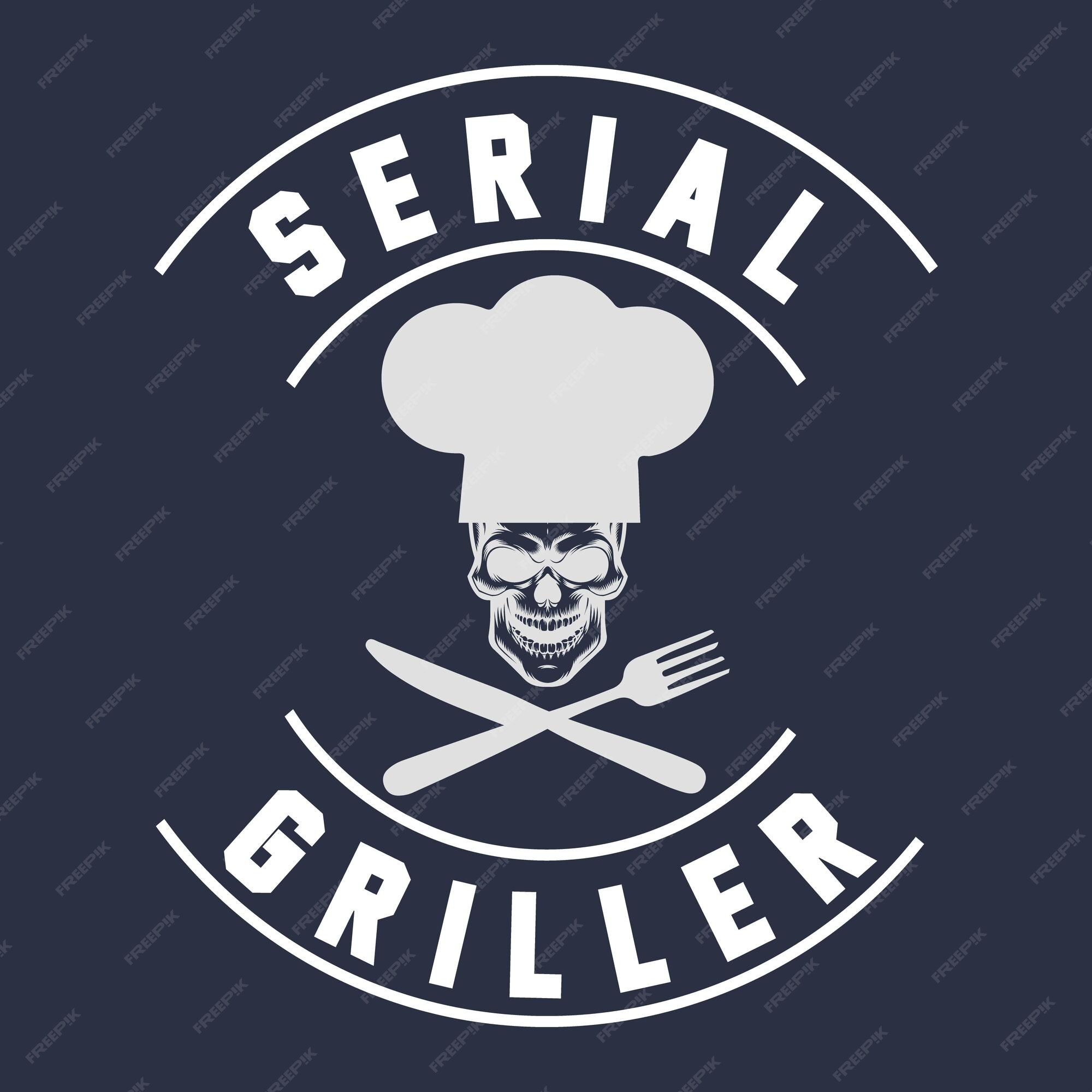 serial griller funny Barbecue Poster for Sale by H-ALPHA