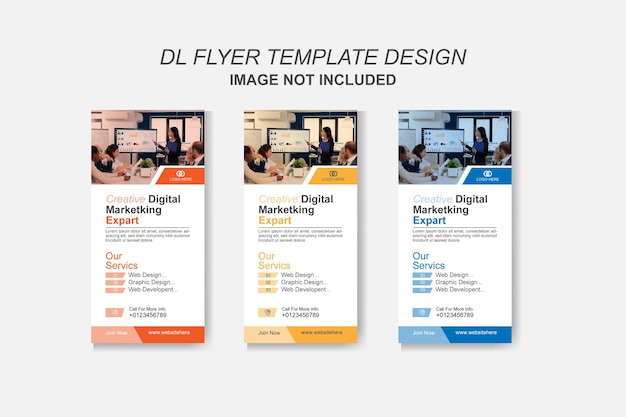 A series of banners for a digital marketing company