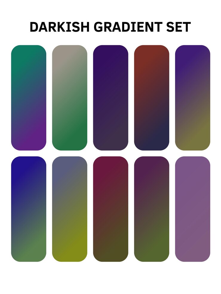 Vector a series of multicolored squares with different colors