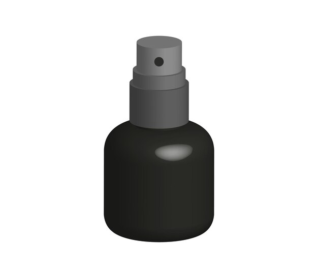 Vector serum bottle