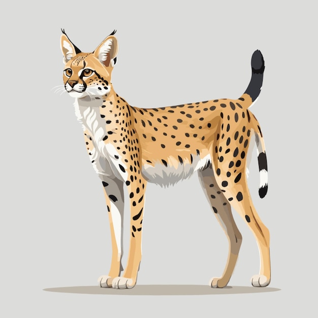 Vettore vettore serval