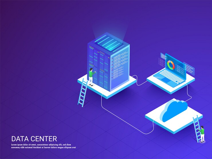 Vector server connected to laptop.