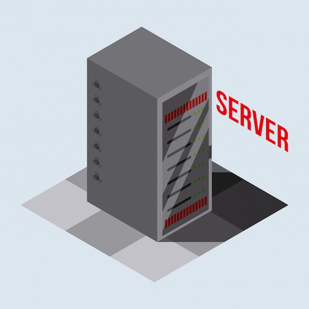 Vettore progettazione del server