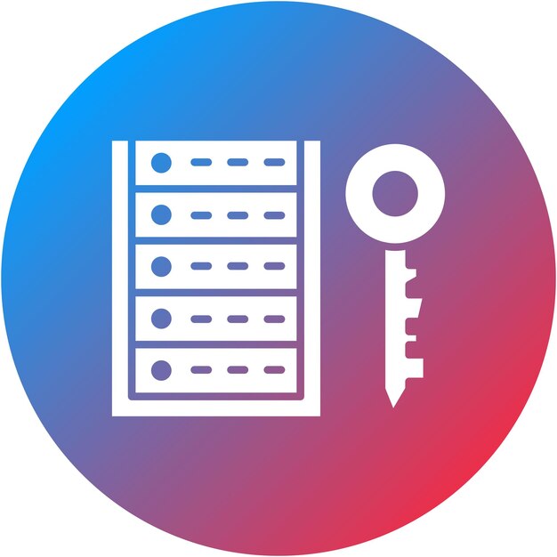 Server Encryption icoon vector afbeelding Kan worden gebruikt voor Web Hosting