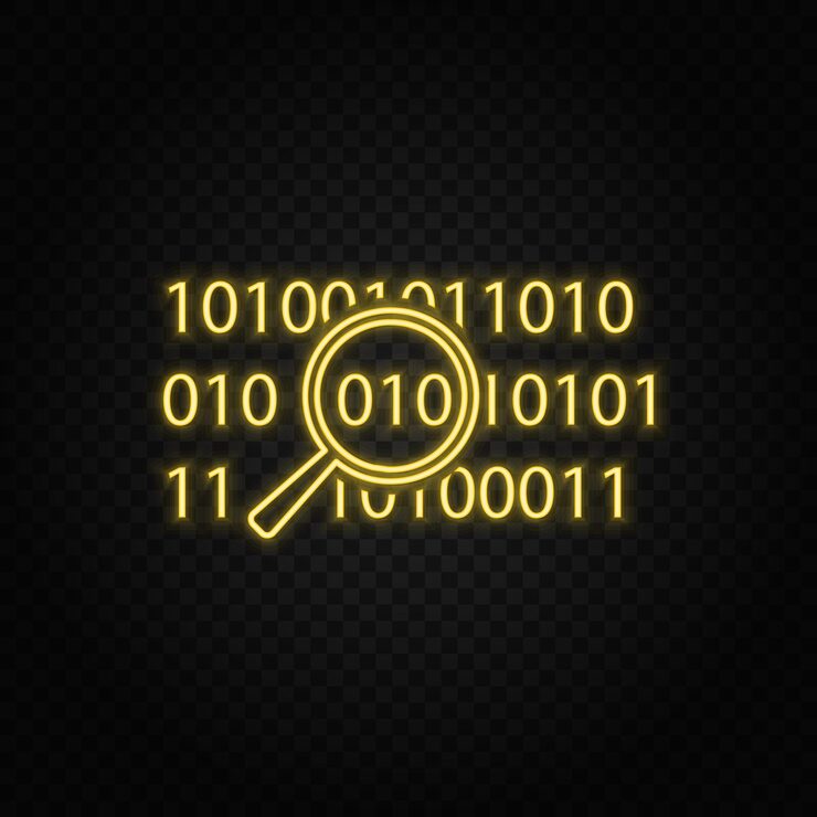 Vector server folder database neon icon web development vector icon element of simple symbol for websites web design mobile app infographics line symbol for website design on white background