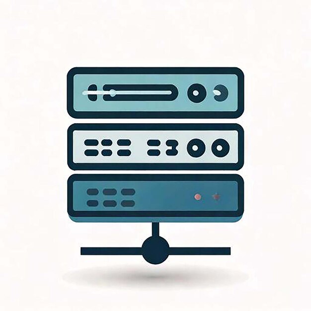 Server Icon Database Icon Cloud Server Hosting Icon Server Rack Data Center Netwerk Server We